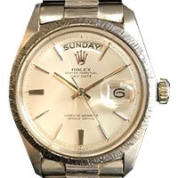 ロレックス18K金無垢1803デイデイト自動巻腕時計買取相場例です。