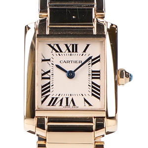 カルティエ 2358 K18 金無垢 タンクフランセーズ 腕時計 買取相場例です