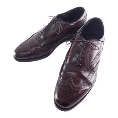 フローシャイム 30353 HARVARD ウイングチップフルブローグ シューズ 中古品の買取強化例です。