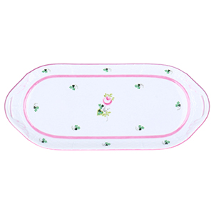 ヘレンドウィーンの薔薇楕円形大皿プレート買取相場例です。