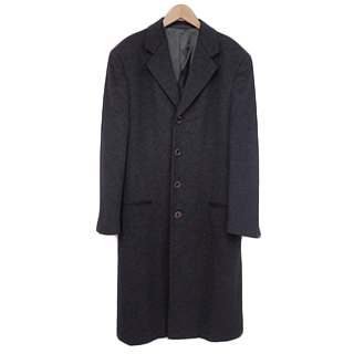 カシミヤ100% ロングチェスターコート 状態:中古品 & 参考買取相場