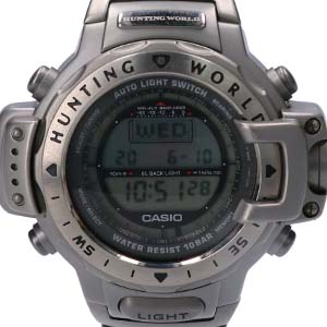 カシオ×ハンティングワールド PRT-4000HWJ PROTREK 腕時計 買取相場例です