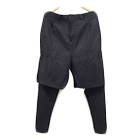 デヴォア 15AW ブラック ウール レイヤードパンツ メンズ 中古品の買取強化例です。