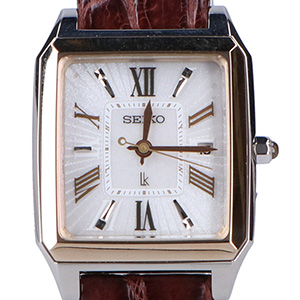 セイコー ルキア SSVW100 スクエアケース 腕時計 買取相場例です