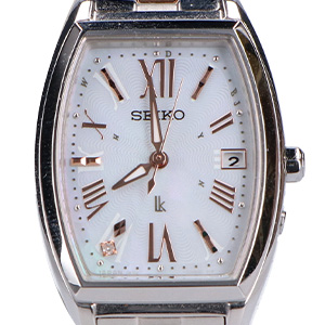 セイコー ルキア SSVW117 ダイヤ付 腕時計 買取相場例です