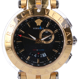 ヴェルサーチェVレース29GGMTアラームクオーツ腕時計買取相場例です。