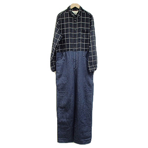 サンシー Windowpane×denim オールインワン 買取相場例です