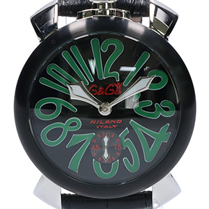 ガガミラノ マニュアーレ シースルースクリューバック 手巻き腕時計 買取相場例です