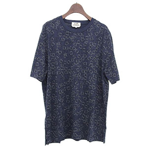 総柄 半袖Tシャツ 
