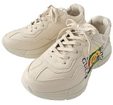 GUCCI ホワイト 498916 Apollo アポロ スニーカー メンズ7.5 箱有 未使用品