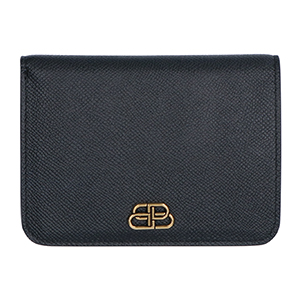 バレンシアガBBミディアムスモールグレイン二つ折り財布買取相場例です。
