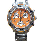 エルメス CL2.316 クリッパー ダイバー オレンジ文字盤 クロノグラフ ステンレススティール 腕時計 中古美品 箱有の買取強化例です。