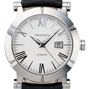 ティファニー アトラスジェント デイト 白文字盤 腕時計 買取相場例です