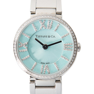 ティファニー アトラス2 ティファニーブルー ダイヤモンド腕時計 買取相場例です