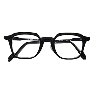 アンバレンタインブラックHENRI8C23セルフレーム眼鏡買取相場例です。