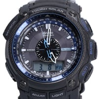 カシオ プロトレック PRW-5000Y-1JF BLACK×BLUE SERIES タフソーラー電波腕時計 買取相場例です
