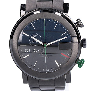 グッチ YA101331M クロノグラフ クオーツ腕時計 買取相場例です