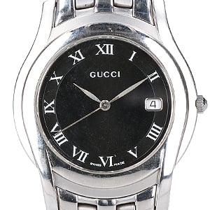 グッチ 5500M ステンレススティール クオーツ 腕時計 買取相場例です