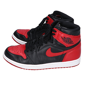 ナイキ 555088-001 AIR JORDAN 1 RETRO HIGH OG BANNED 買取相場例です。