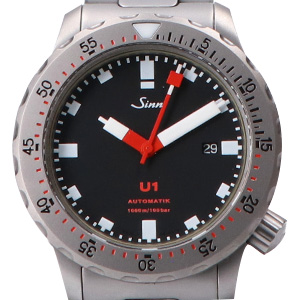 ジン U1 1010.5462 プロフェッショナルダイバー 自動巻き時計 買取相場例です