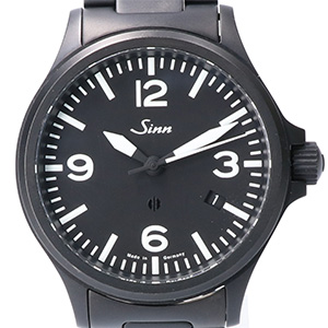 ジン 856.B.S ブラックPVD加工 デイト 自動巻き 腕時計 買取相場例です