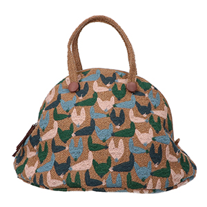ミナペルホネン ya9828 bell bag -repo- キツネ柄刺繍バッグ 買取相場例です