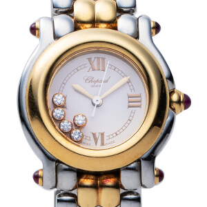 ショパール SS×YG 5PD ハッピースポーツ 腕時計 買取相場例です
