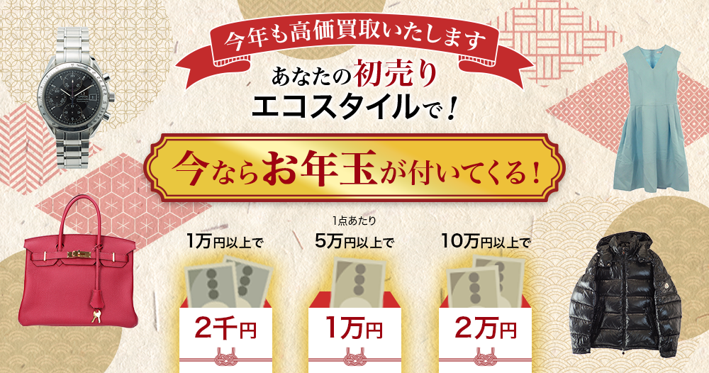 あなたの初売りエコスタイルで！今ならお年玉が付いてくる！