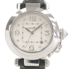 カルティエ　8Pダイヤ　パシャ32?　渋谷店時計買取実績状態は通常中古品になります。