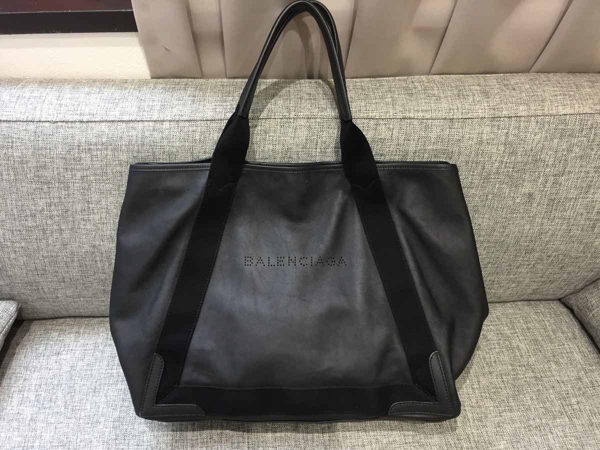 BALENCIAGA(バレンシアガ )ネイビーカバス M トートバッグ