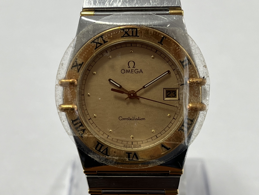 オメガの1431 コンステレーション SS×YG ハーフバー デイト クオーツ時計の買取実績です。