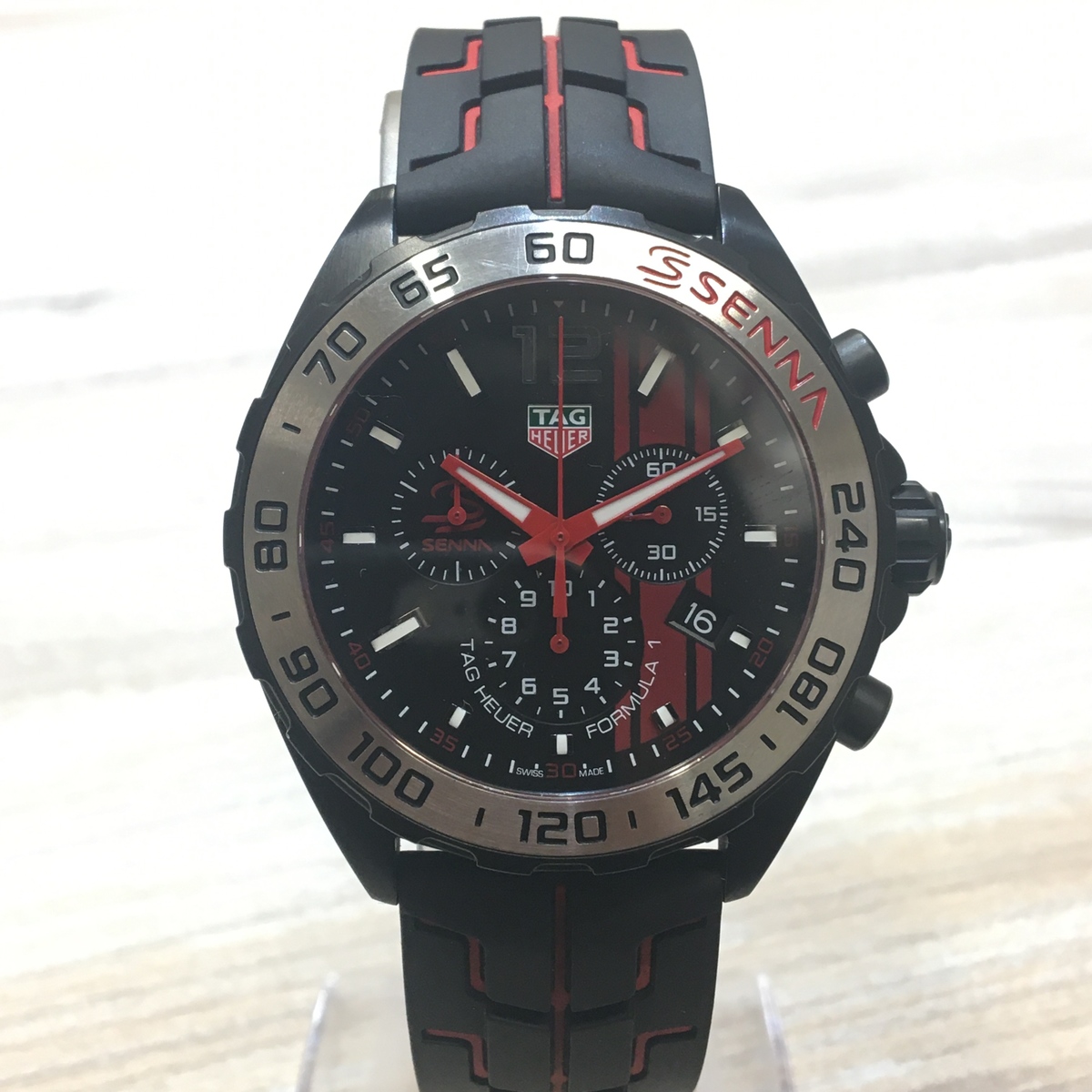 タグ・ホイヤーのCAZ1019.FT8027 フォーミュラ1 アイルトン セナ スペシャル エディション クロノグラフ 腕時計の買取実績です。