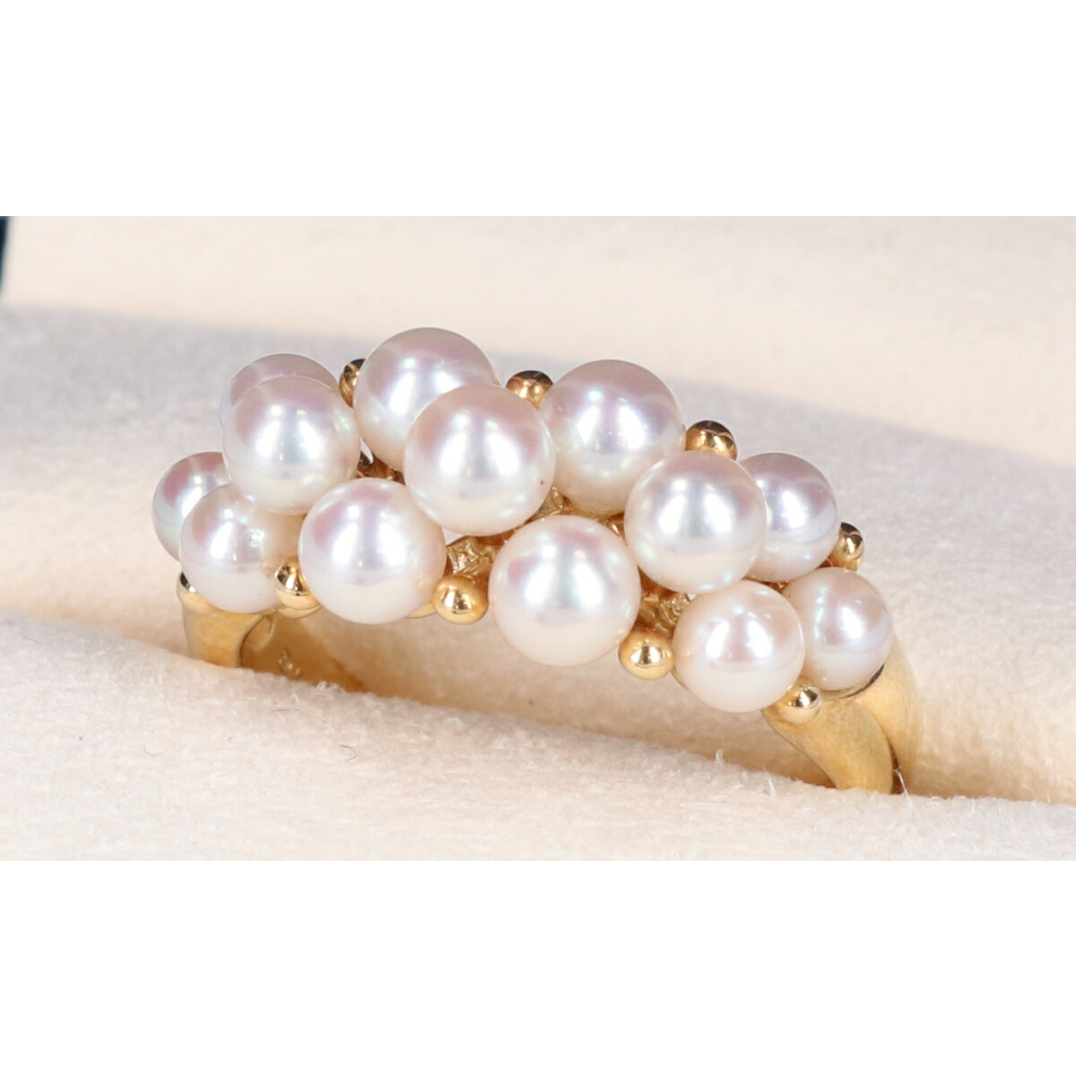 mikimoto ベビーパール リング ゴールド 13号