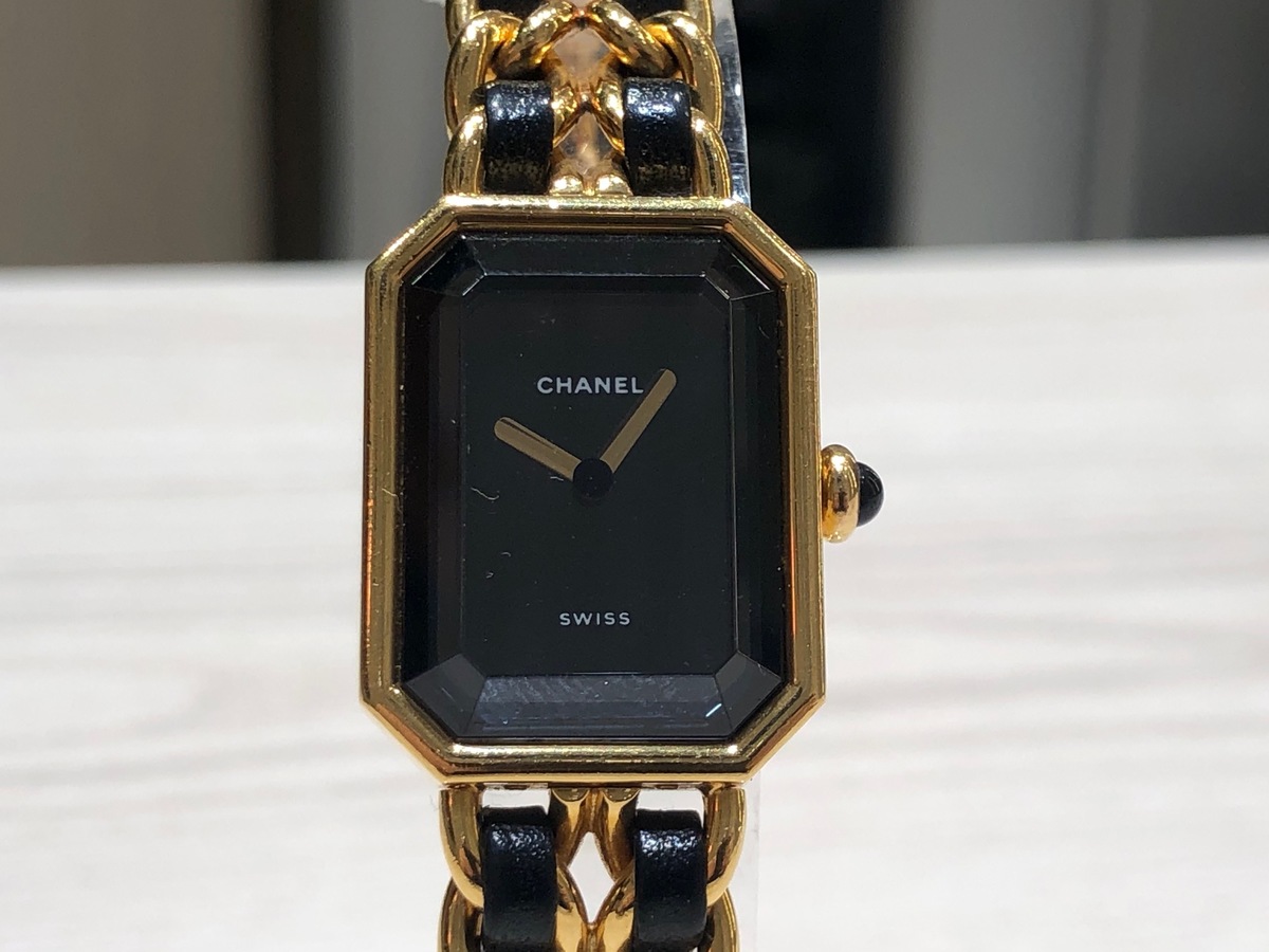 シャネルのゴールドメッキ プルミエール クオーツ腕時計の買取実績です。