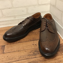 オールデンの97502 ラベロコードバン バリーラスト ロングウィングチップシューズの買取実績です。