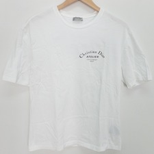 ディオールオム 正規 18秋冬 アトリエロゴプリント クルーネック半袖Tシャツ 買取実績です。