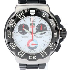 タグ・ホイヤー CAC 1111-0 フォーミュラ1 白文字盤 クロノグラフ クオーツ 腕時計 買取実績です。