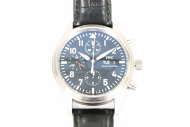 エコスタイル渋谷店では、IWCの腕時計、パイロットクロノ(3717)を高価買取しました。