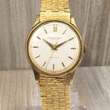 エコスタイル銀座本店で、IWCの750YGのC.853のオールドインターの手巻き時計を買取ました。状態は綺麗な状態の綺麗な状態の中古美品です。です。