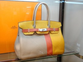 エルメスのバーキン30　 カザック　□P刻印の買取実績です。