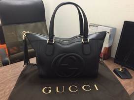 グッチのソーホー　レザー　トートの買取実績です。