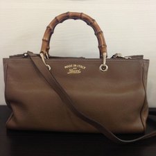 GUCCI(グッチ) 323660　バンブーショッパーを買取いたしました。銀座本店状態は美品のお品物になります。