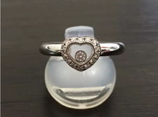ショパール ハッピーダイヤモンド　1Pダイヤモンドリング 買取実績です。