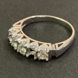 10489のPt900 0.74ct 石取れダイヤモンドリングの買取実績です。