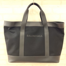 エコスタイル銀座本店で、バレンシアガの黒の479290のキャンバス×レザーのトートバッグを買取ました。状態は数回使用程度の新品同様品です。