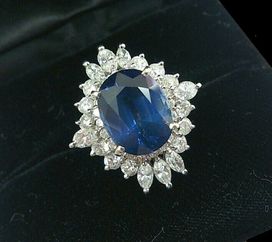 サファイアのサファイア6.95ct　リングの買取実績です。