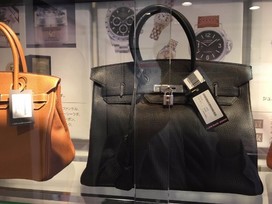 エルメスのエルメス　バーキン30　黒　トゴの買取実績です。