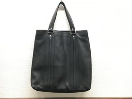 グッチの黒　シボ革　232600　レザートートバッグの買取実績です。