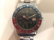 ロレックス(ROLEX)のGMTビンテージを買い取りました。広尾店です。状態は文字盤ひび割れ、ステンレスベゼル、針交換