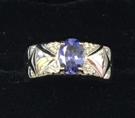 サファイアの0.94ct　サファイアリングの買取実績です。